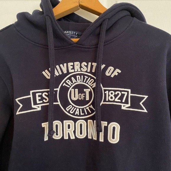 U of T NWT Navy Hoodie - Picture 4 of 5